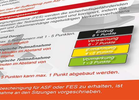 Fahreignungsseminare FES