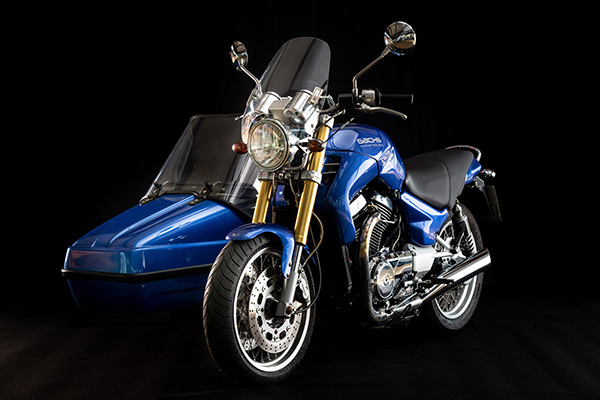 Motorrad Sachs mit Beiwagen